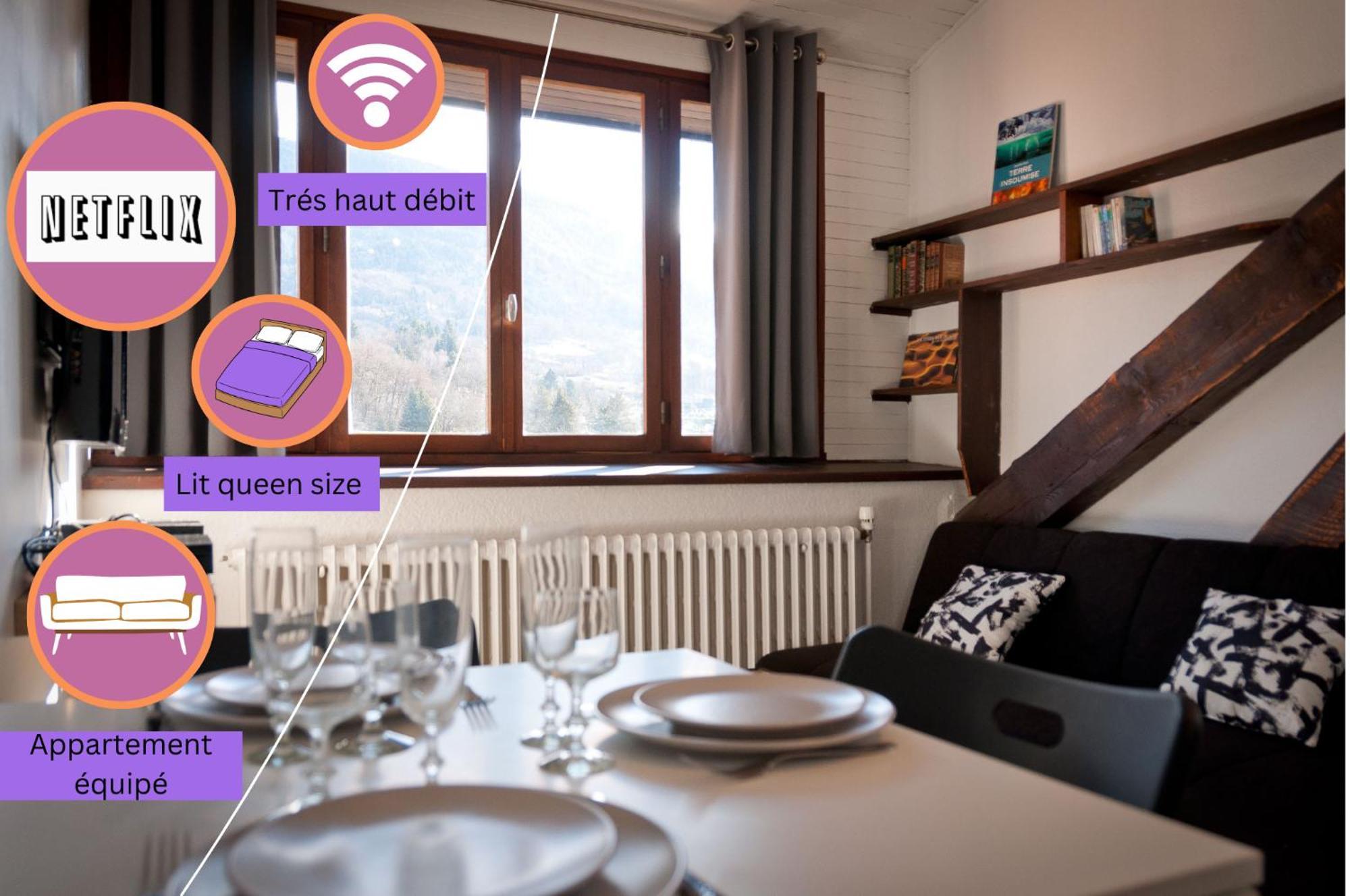 Le T2 Douillet D'Uriage - Residence Le Louvre - Cure Thermale Uriage- Proche Chamrousse - Jusqu'A 3 Personnes - Region Agreable En Toute Saison Vaulnaveys-le-Haut ภายนอก รูปภาพ