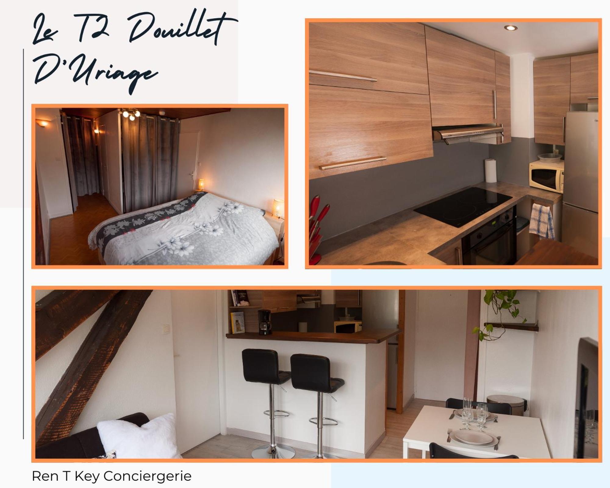 Le T2 Douillet D'Uriage - Residence Le Louvre - Cure Thermale Uriage- Proche Chamrousse - Jusqu'A 3 Personnes - Region Agreable En Toute Saison Vaulnaveys-le-Haut ภายนอก รูปภาพ